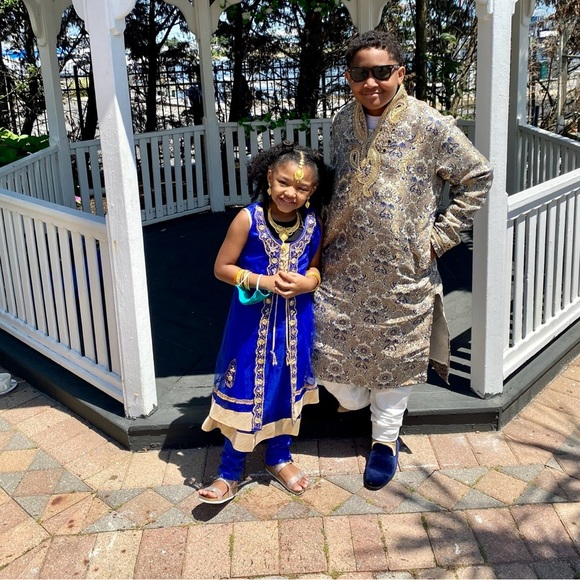 Men’s Kurta Tunic Top with pant with beading and embroidery - Picture 2 of 15